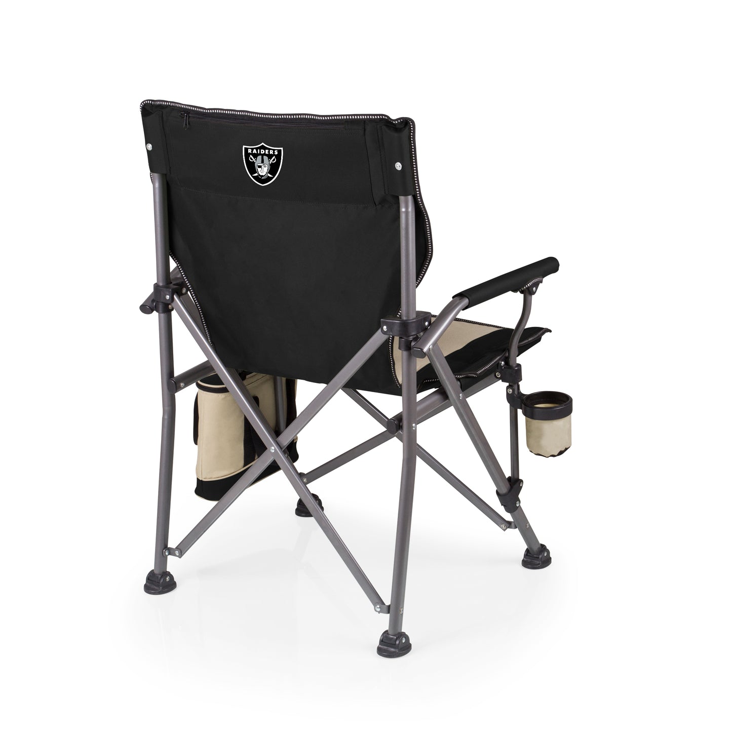 Las Vegas Raiders - Outlander Folding Camping Chair with Cooler