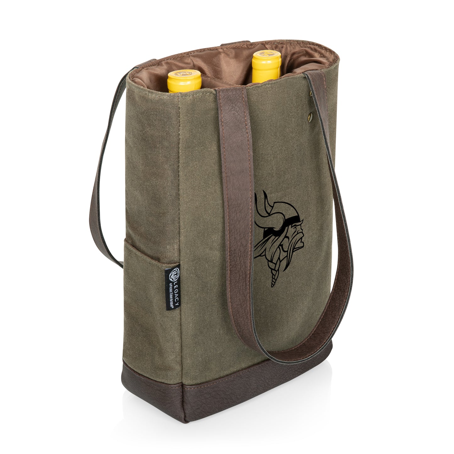 Minnesota Vikings - 2 Bottle Insulated Wine Cooler Bag